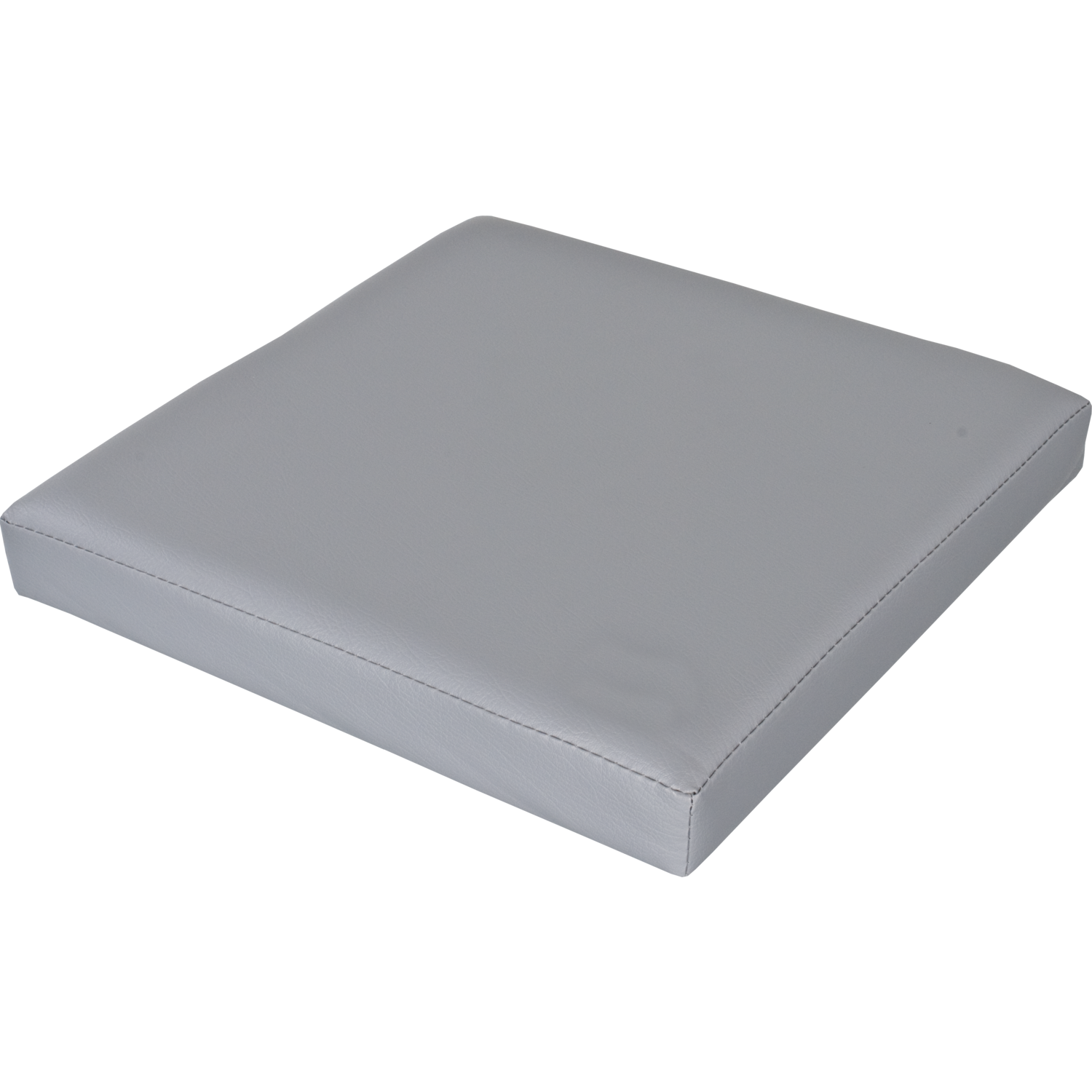 VESTIAMO CASA - Pouf Contenitore Grigio in ecopelle richiudibile h38x38x38 cm